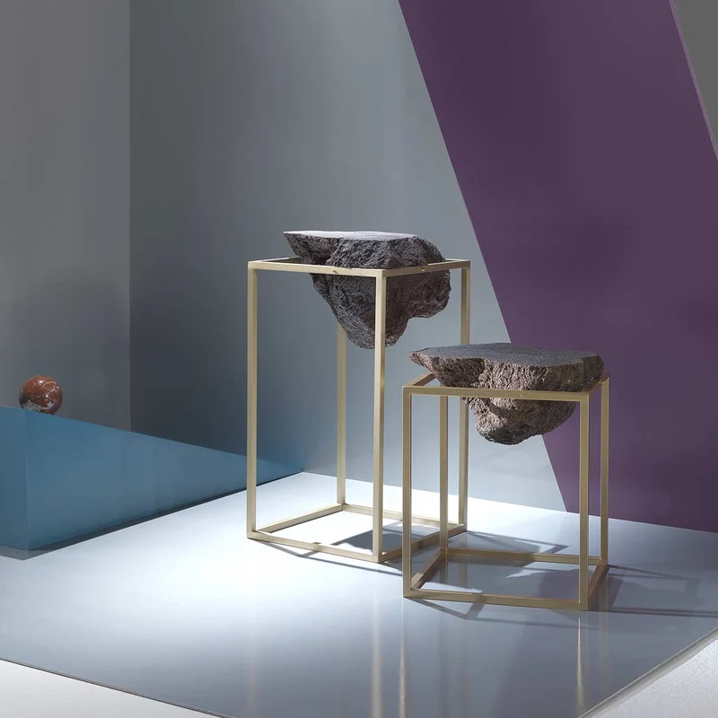 Lava Rock Side Table ANTIVOL by CTRLZAK