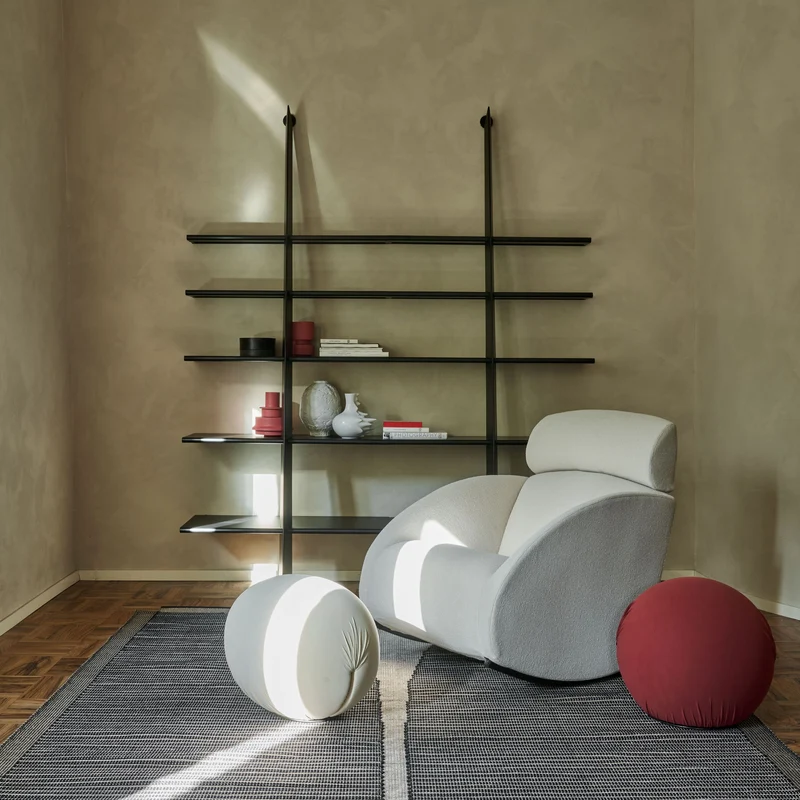 Steel Bookshelf MAC GEE by Philippe Starck for Baleri Italia