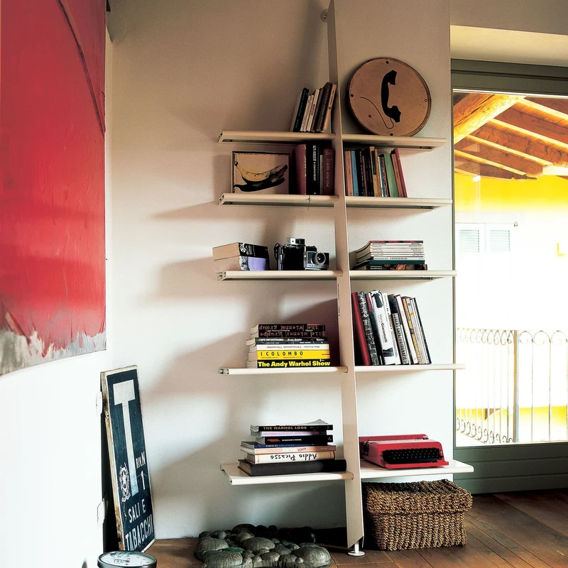 Steel Bookshelf MAC GEE by Philippe Starck for Baleri Italia