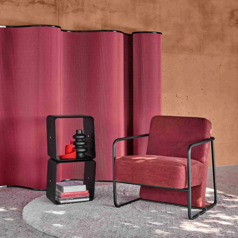 Cardboard and Aluminium Screen CARTOONS by Luigi Baroli for Baleri Italia