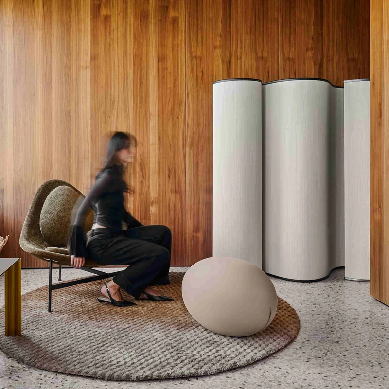 Cardboard and Aluminium Screen CARTOONS by Luigi Baroli for Baleri Italia