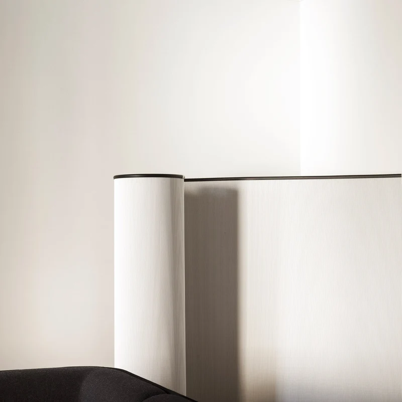 Cardboard and Aluminium Screen CARTOONS by Luigi Baroli for Baleri Italia