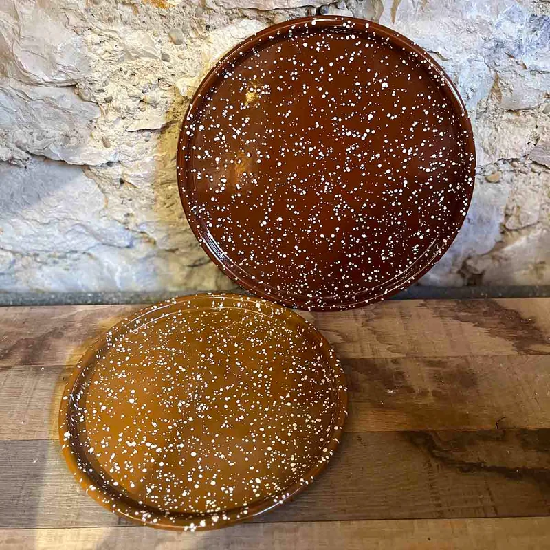 PLAT PIZZA / PLATEAU EN ÉMAIL