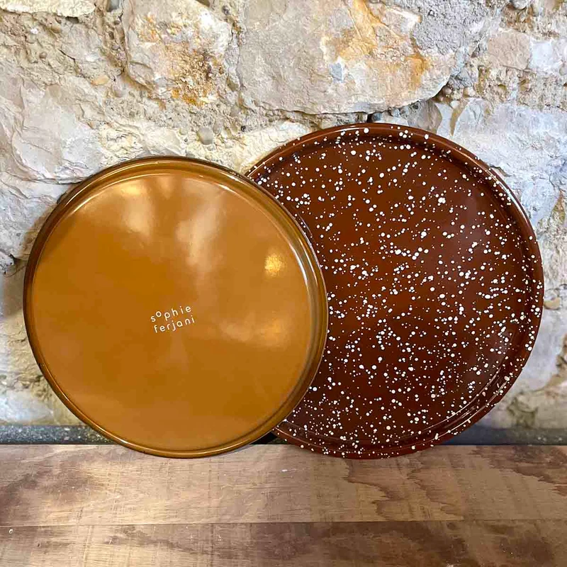 PLAT PIZZA / PLATEAU EN ÉMAIL