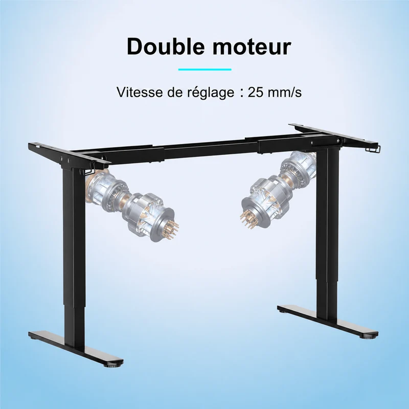 V2 Ultra Pro Bureau assis-debout électrique à double moteur
