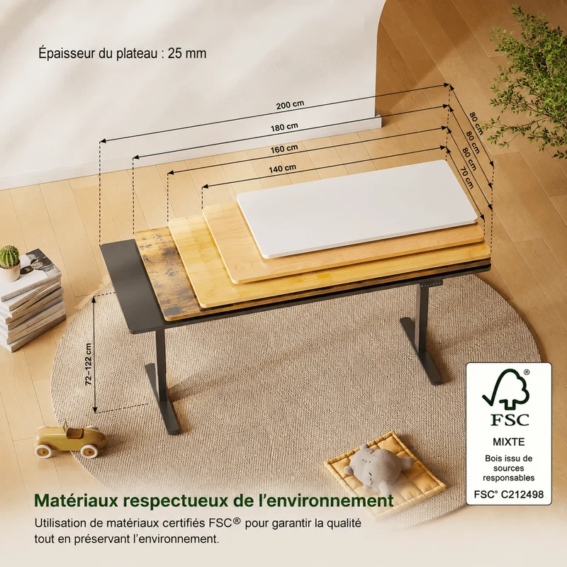 V2 Ultra Pro Bureau assis-debout électrique à double moteur