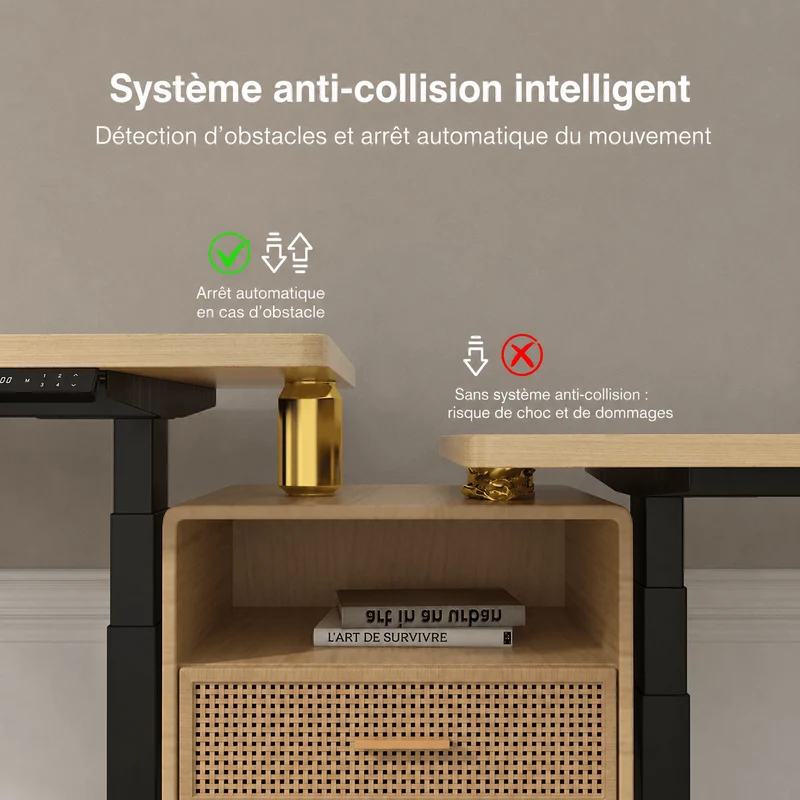 Dual Ultra X Bureau assis-debout électrique premium
