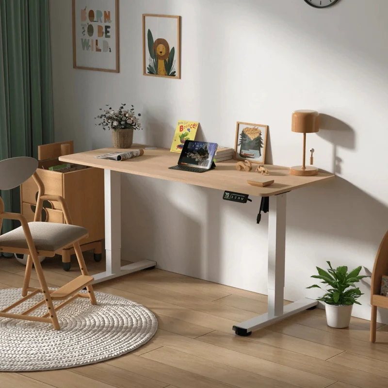 Bureau assis-debout électrique avec plateau monobloc