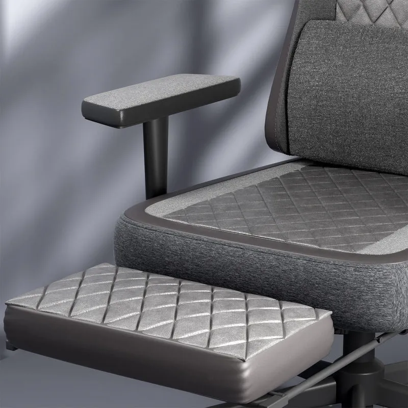 Chaise de bureau avec repose-pieds, chaise de jeu ergonomique