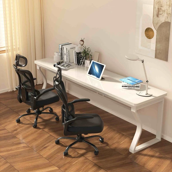Furniwell Chaise de bureau ergonomique classique avec dossier haut réglable