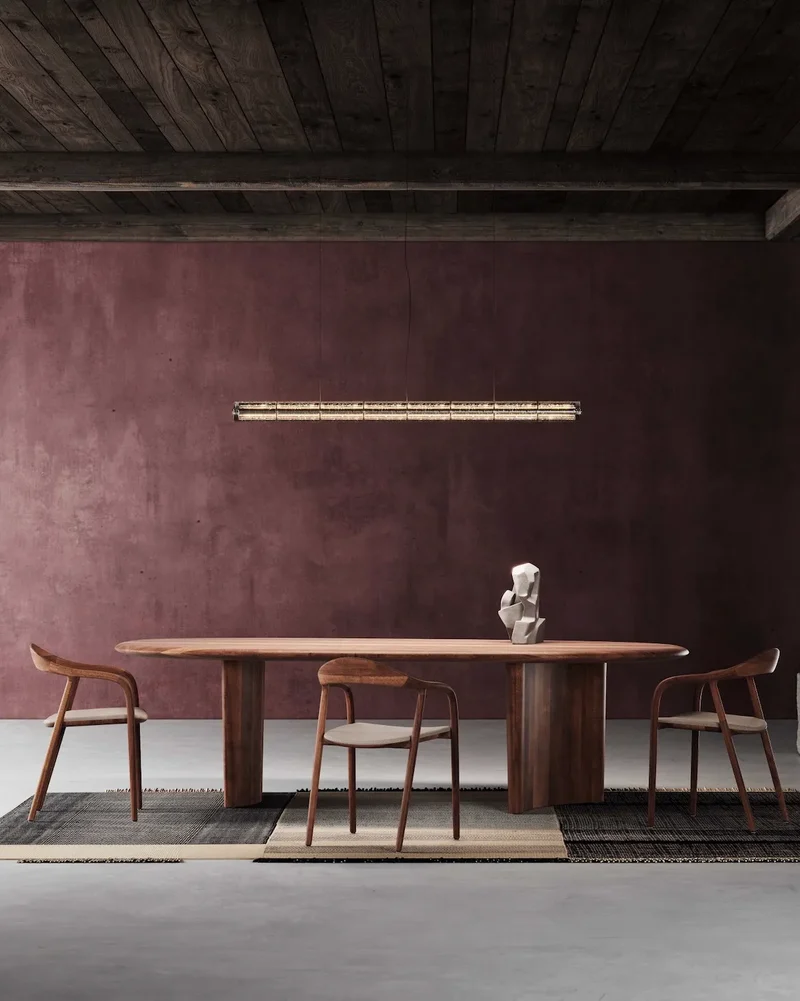 MONUMENT OVALE - Table repas ovale
