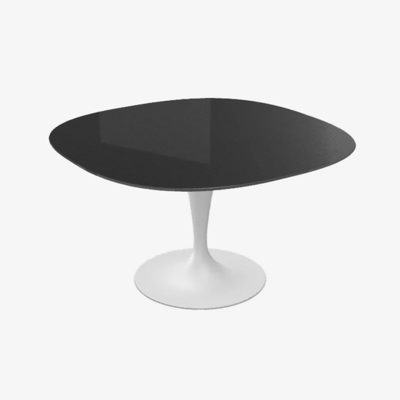 FLÛTE SHAPED - Table Carrée bords arrondis