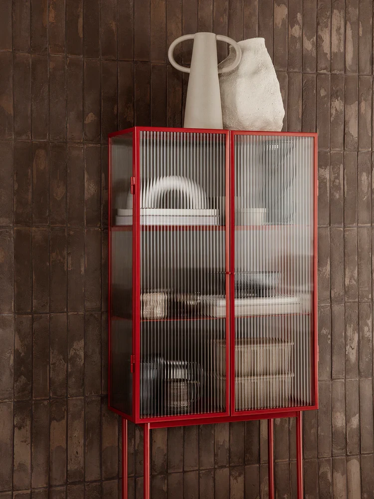 HAZE - Vitrine verre ondulé