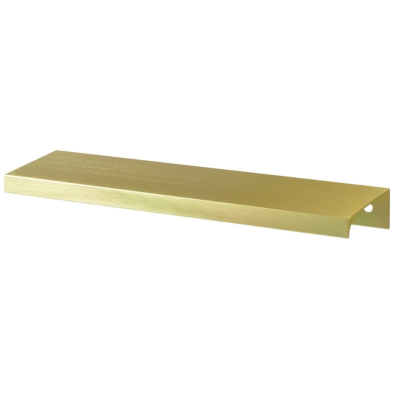 Poignée profilée Edge profil rond 192mm (Longueur totale 212mm) - Doré