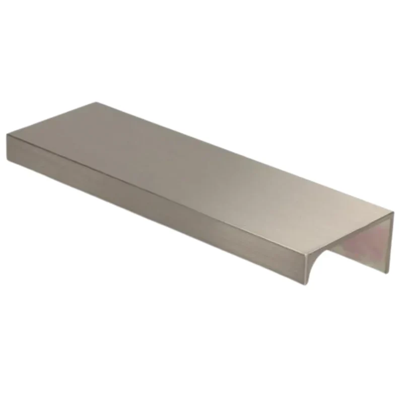 Poignée profilée Edge 540mm (Longueur totale 560mm) - Acier brossé