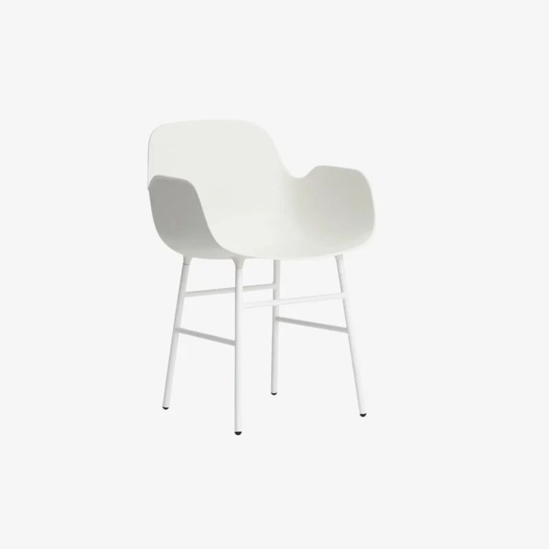 FORM - Fauteuil pieds acier peint