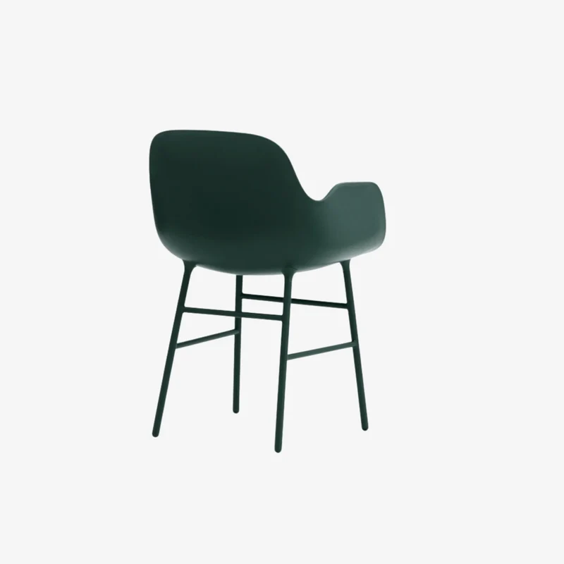 FORM - Fauteuil pieds acier peint