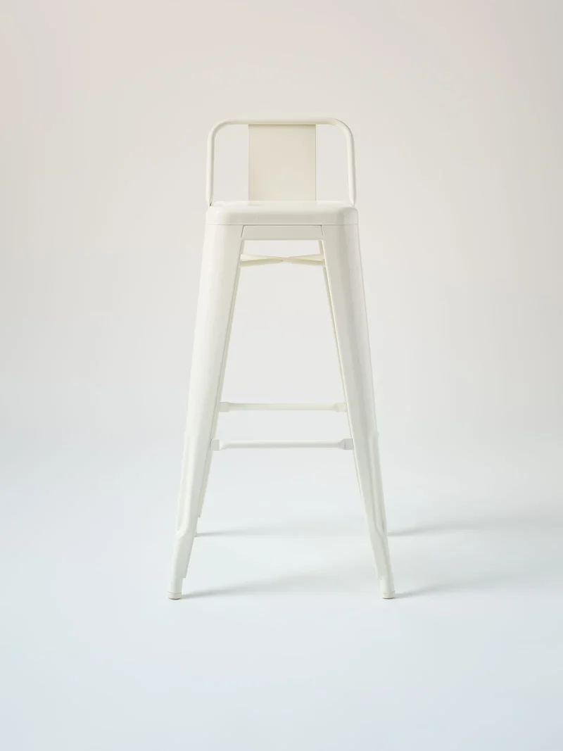 Tabouret petit dossier H75cm