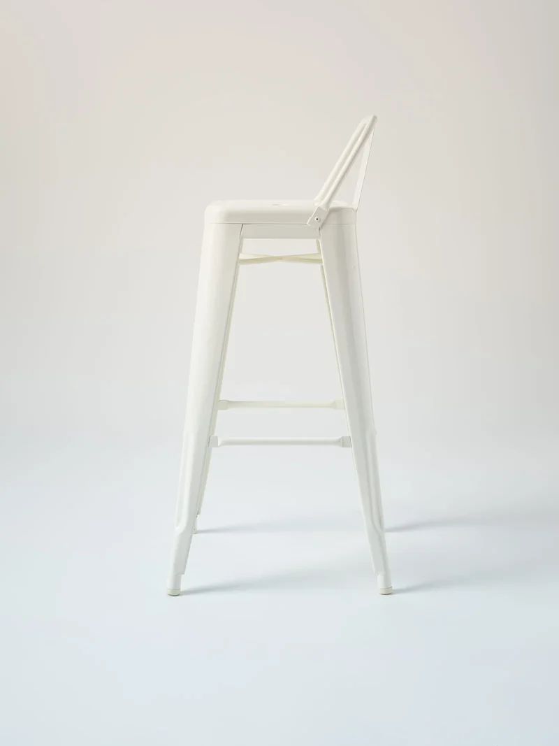 Tabouret petit dossier H75cm