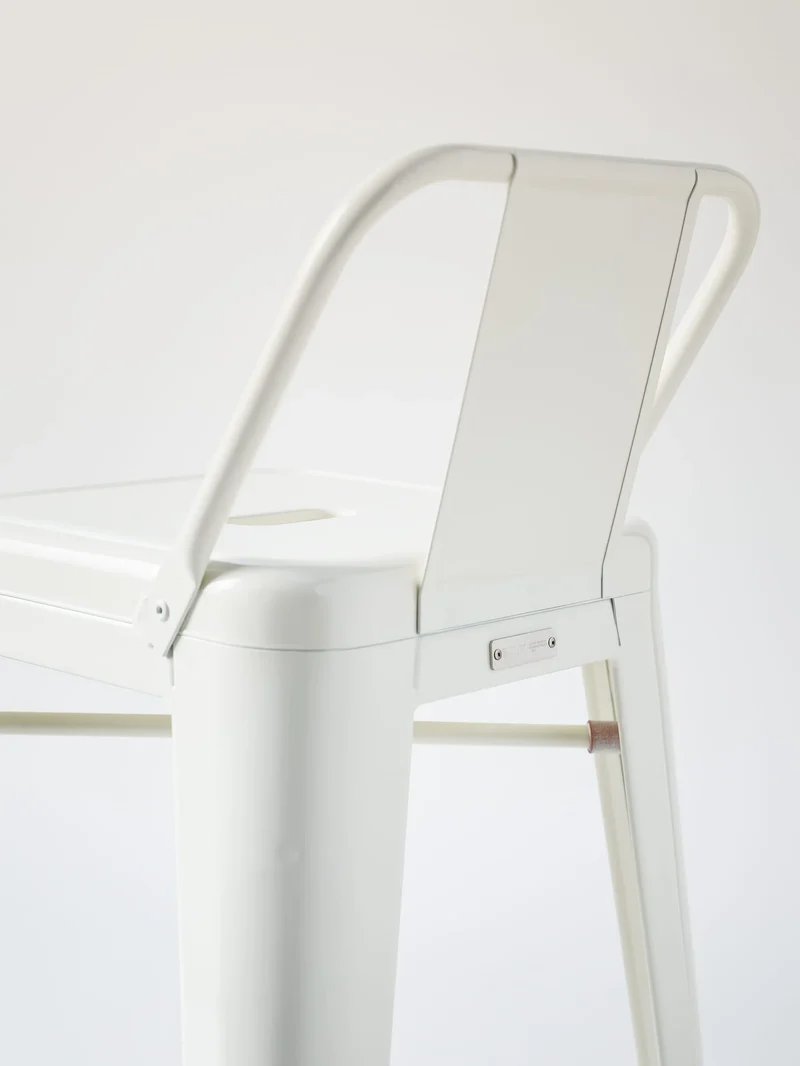 Tabouret petit dossier H65cm