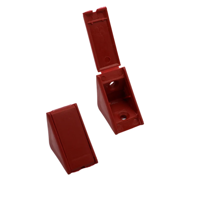 Équerre d'angle plastique - Acajou 1000 pièces
