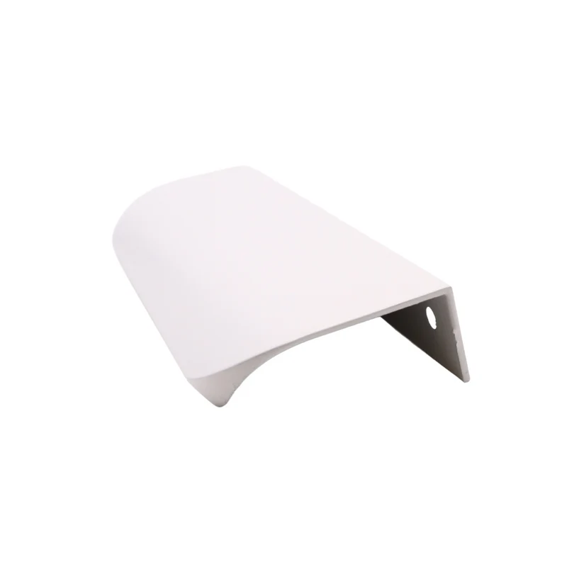 Poignée profilée rond Edge 128mm (Longueurs totales 148mm) - Blanc