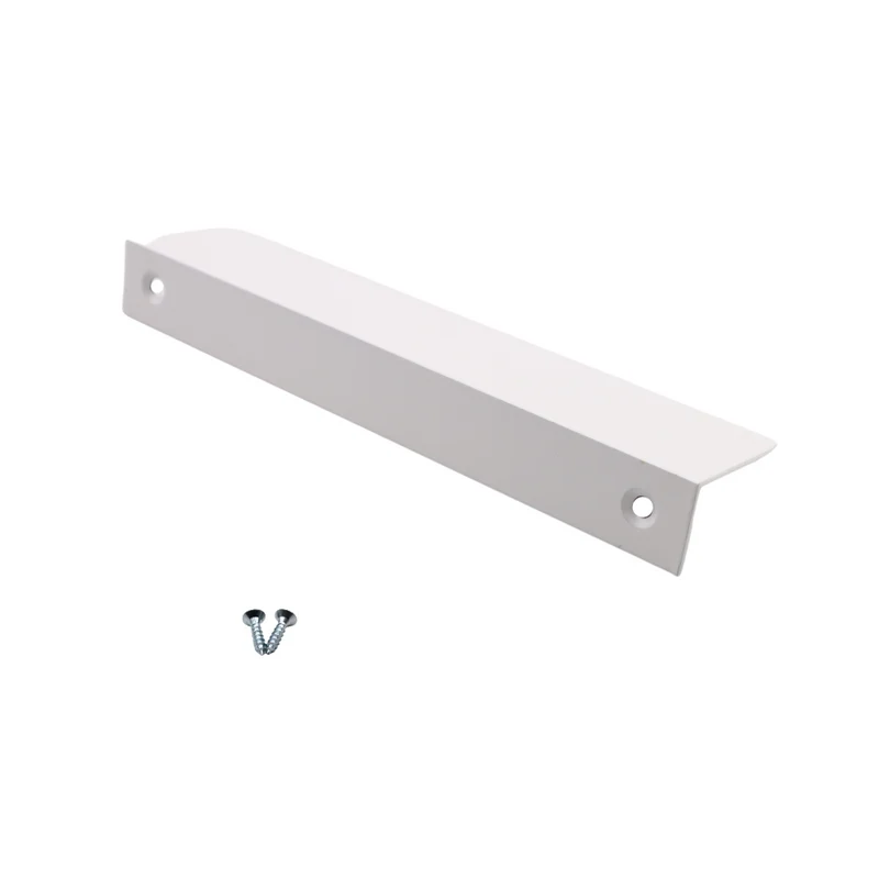 Poignée profilée rond Edge 128mm (Longueurs totales 148mm) - Blanc