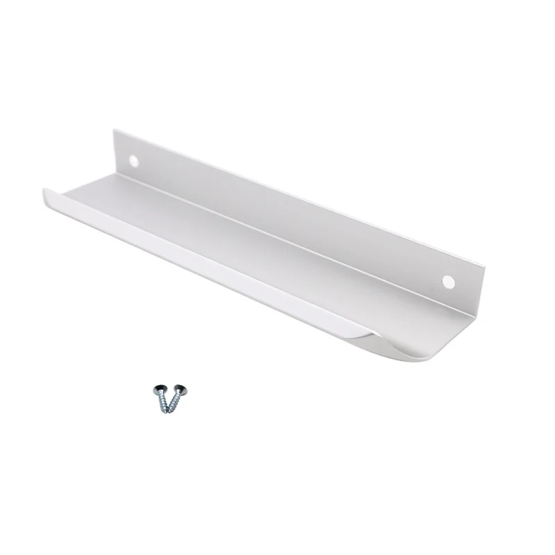 Poignée profilée rond Edge 128mm (Longueurs totales 148mm) - Blanc