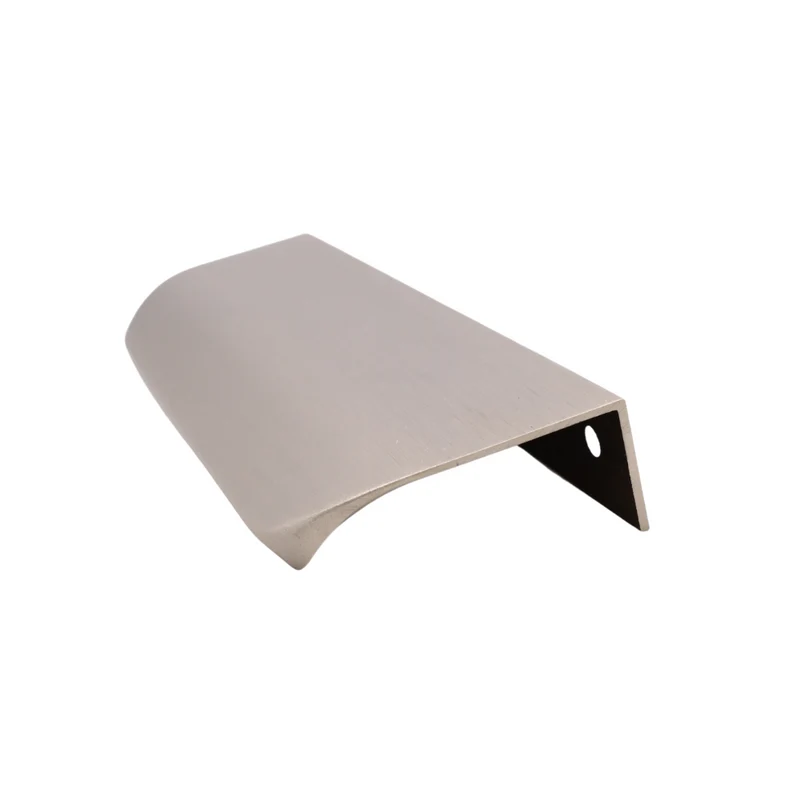 Poignée profilée rond Edge 128mm (Longueurs totales 148mm) - Acier brossé