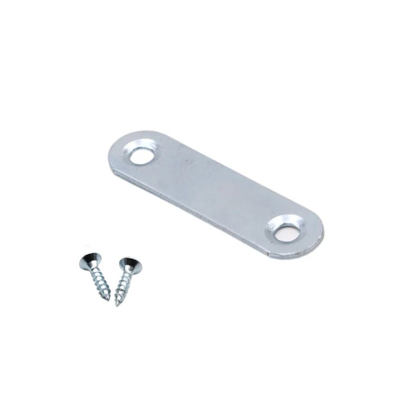 Plaque en acier inoxydable Équerre de Fixation Supports - 10 pièces