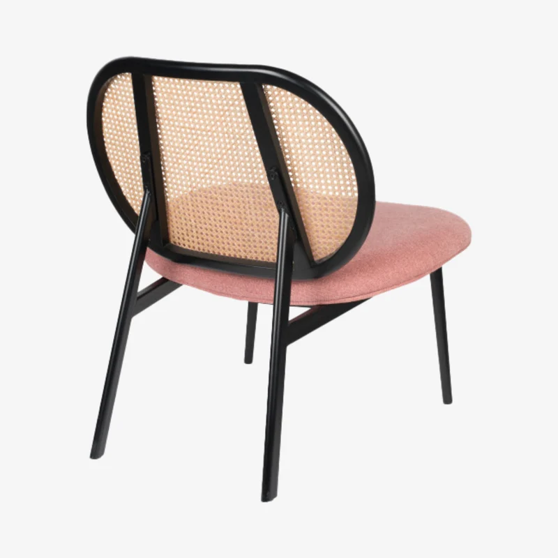 SPIKE - Fauteuil lounge cannage
