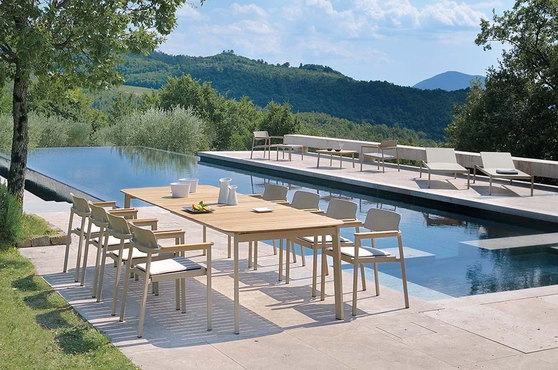 SHINE - Table repas extensible 180/236/292 cm