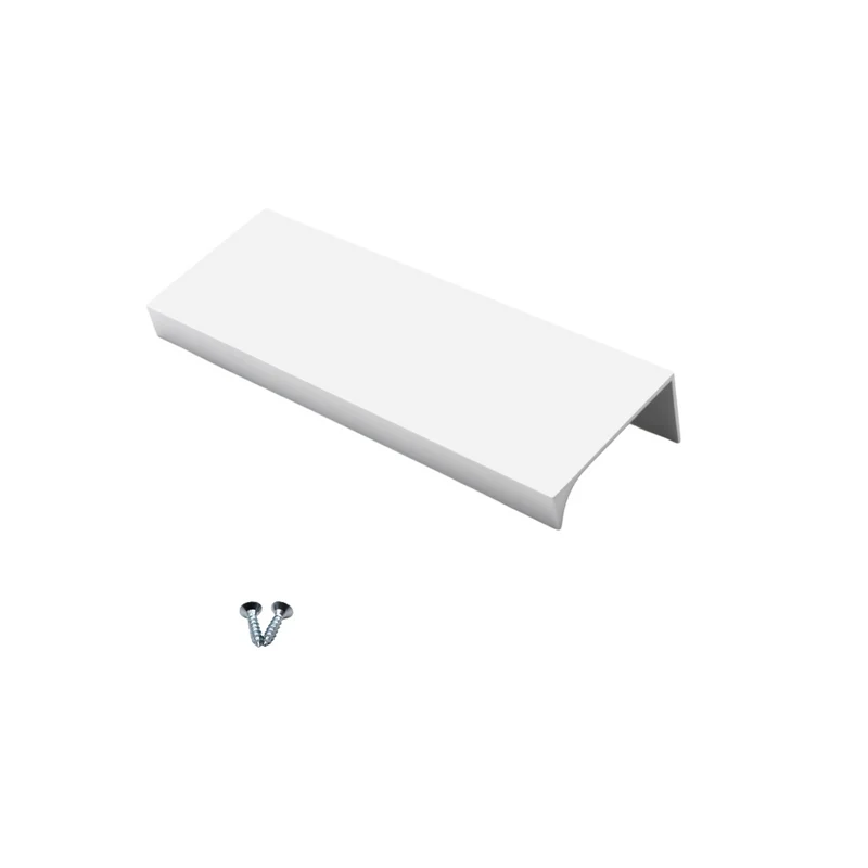 Poignée profilée Edge 96mm (Longueurs totales 116mm) - Blanc