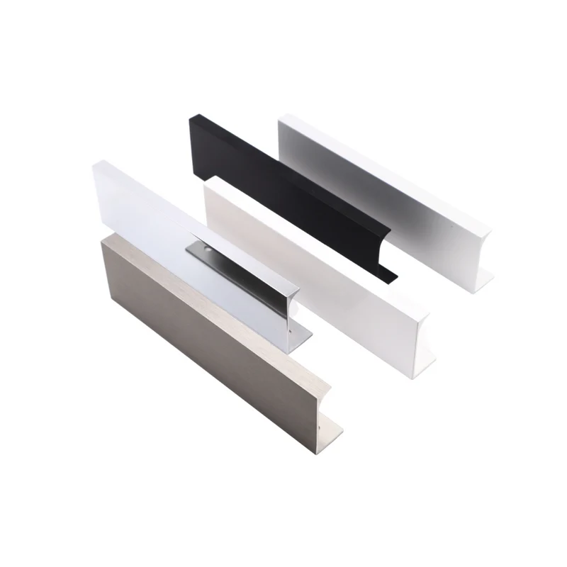 Poignée profilée Edge 128mm (Longueurs totales 148mm) - Blanc