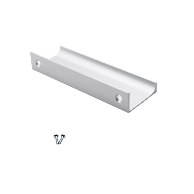 Poignée profilée Edge 96mm (Longueurs totales 116mm) - Aluminium