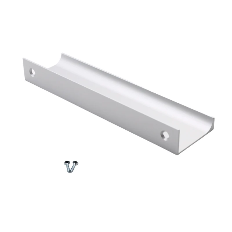 Poignée profilée Edge 128mm (Longueurs totales 148mm) - Aluminium