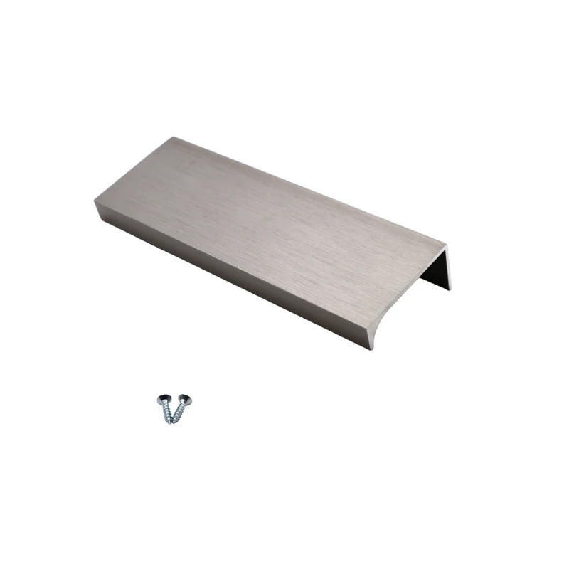 Poignée profilée Edge 96mm (Longueurs totales 116mm) - Acier brossé