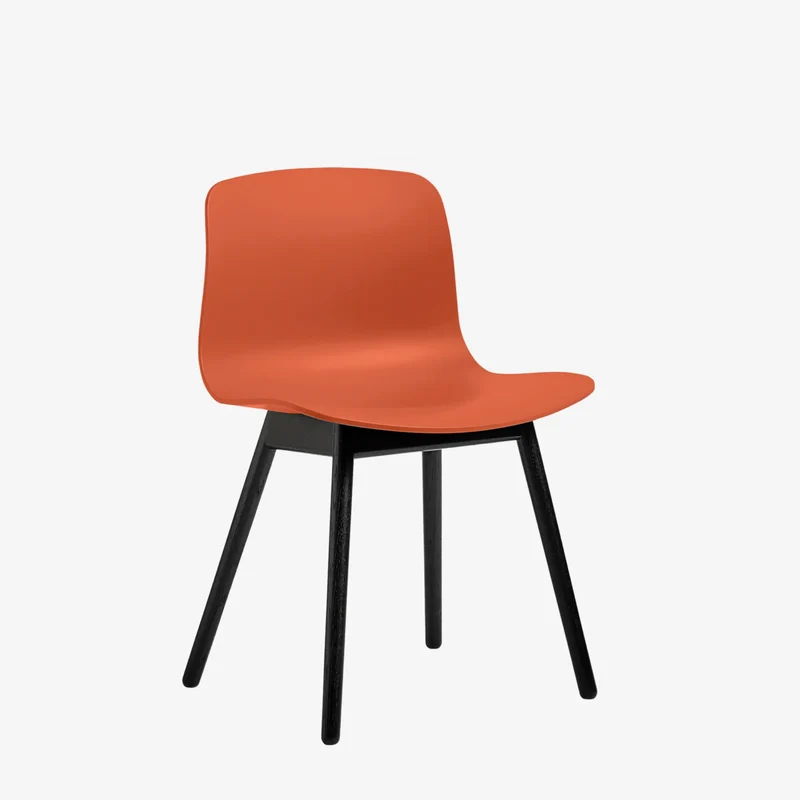 ABOUT A CHAIR AAC 12 - Chaise piètement noir