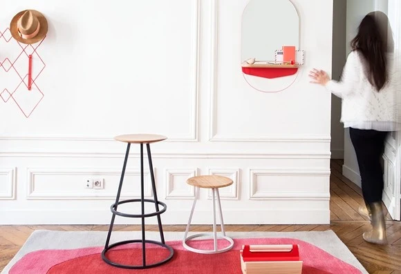GUSTAVE - Tabouret / H 75