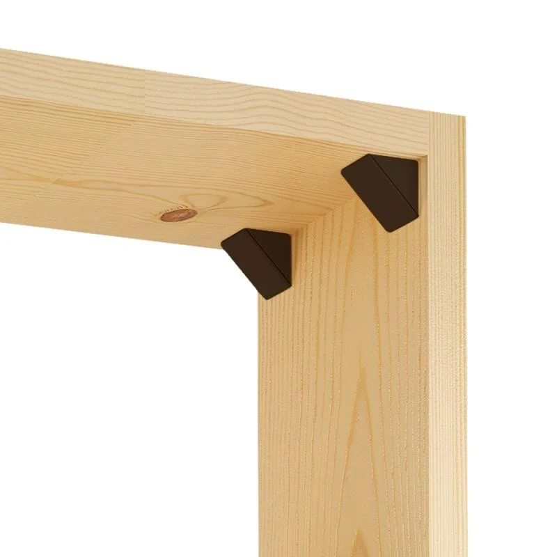 Équerre d'angle plastique - Marron foncé 500 pièces
