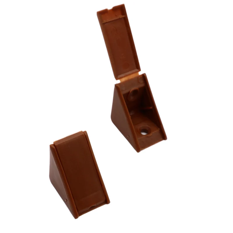 Équerre d'angle plastique - Marron 500 pièces