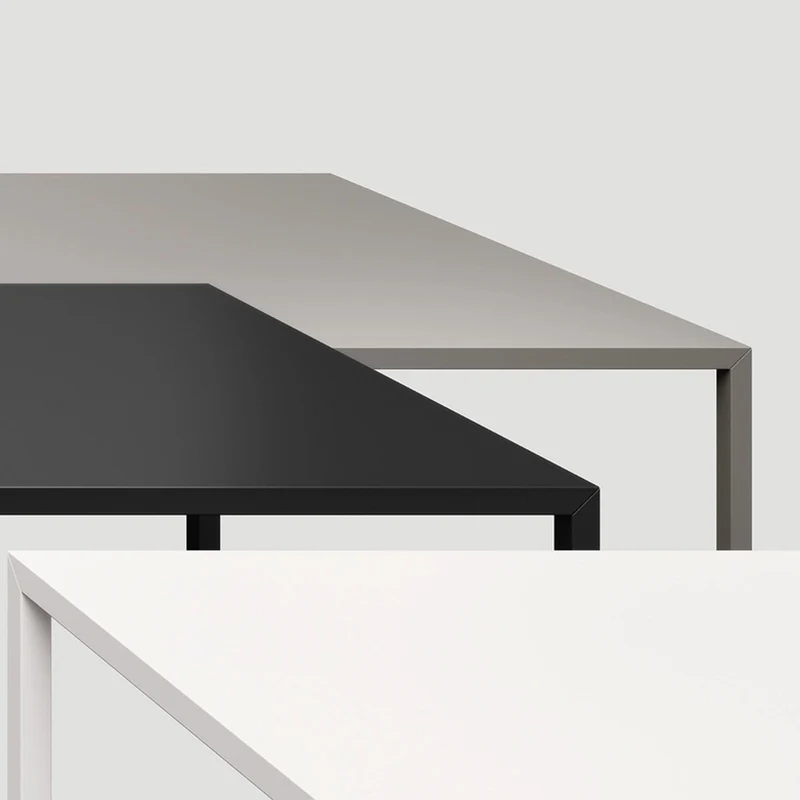 High Working Table TENSE H 90 by Piergiorgio & Michele Cazzaniga for MDF Italia