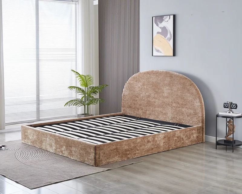 Lit coffre VALENTINA chenille