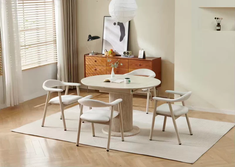 TABLE À MANGER SOFIA CÉRAMIQUE EXTENSIBLE 125/165CM
