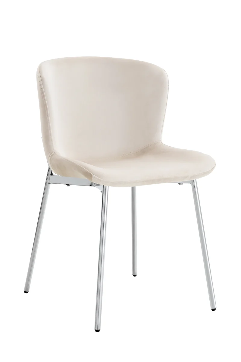 Chaises HAILEY pieds argenté