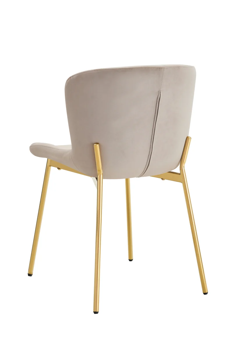 Chaises HAILEY pieds doré
