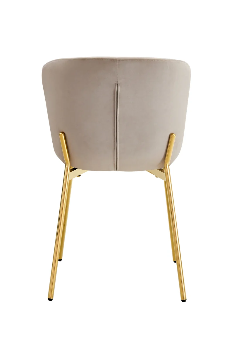 Chaises HAILEY pieds doré