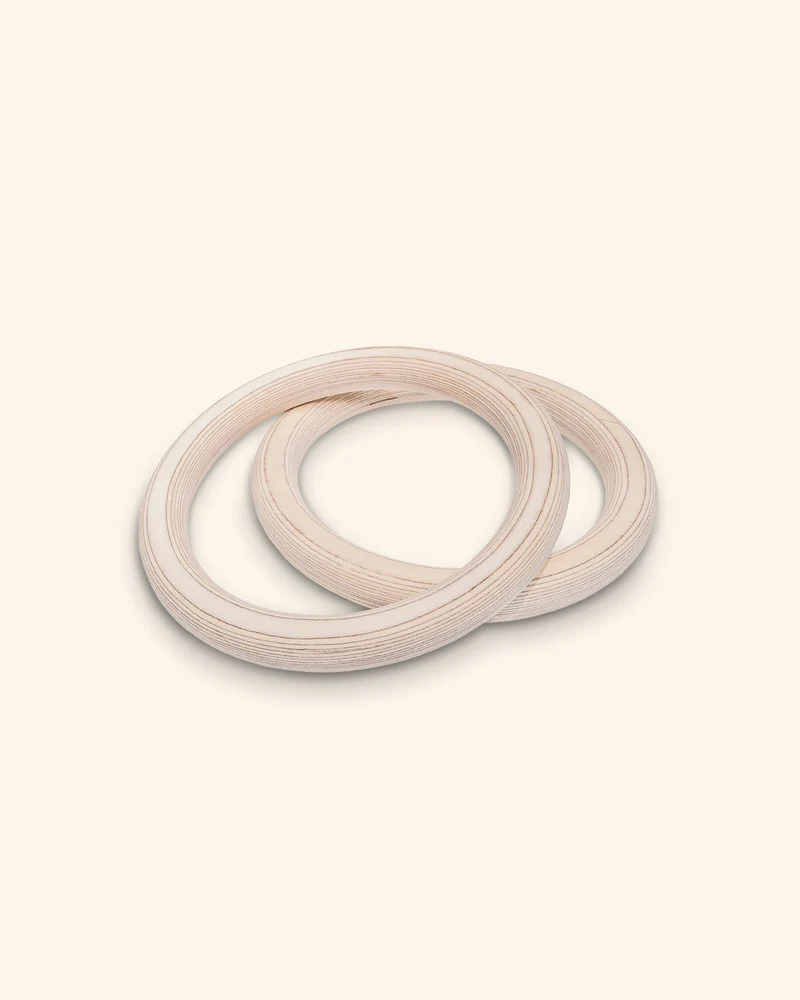 ULPU gym rings | birch - black straps