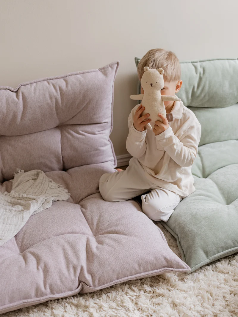 VIENO tufted floor cushion | sage