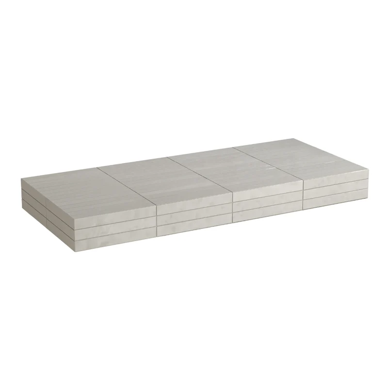 Salontafel Tilo – Beige tegel - Rechthoekig - 168 cm
